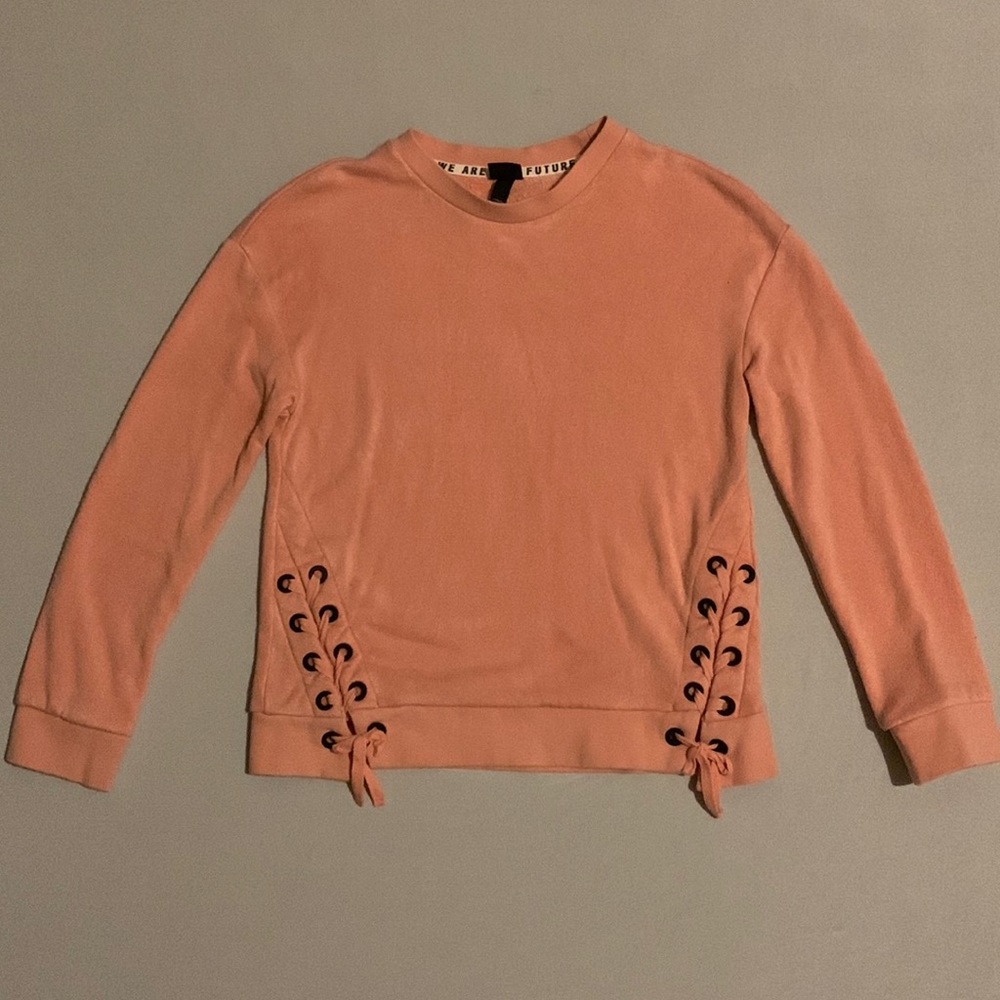 Art Class Coral Pullover Sweater
